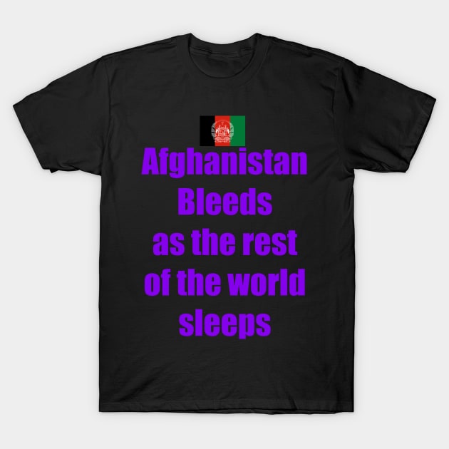 support afghanistan T-Shirt by Phantom Troupe